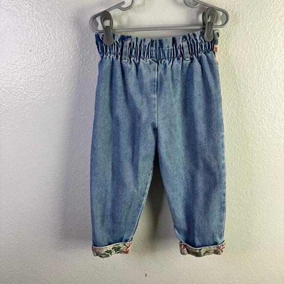 Vintage PJs Denim Jeans Size 3T Tapestry 80s 90s Made in USA - Picture 4 of 7